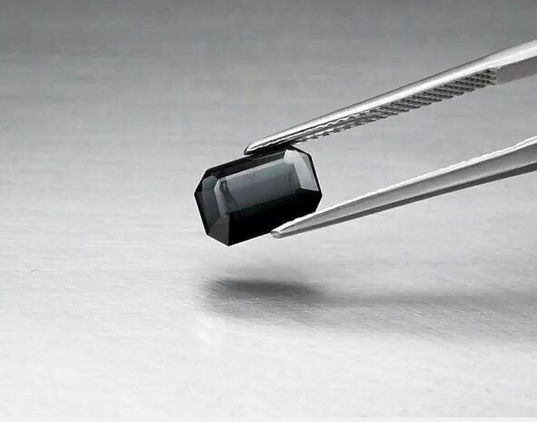 2.23ct 9.2x6.5mm Octagon Natural Unheated Greenish Purple Tourmaline, Nigeria