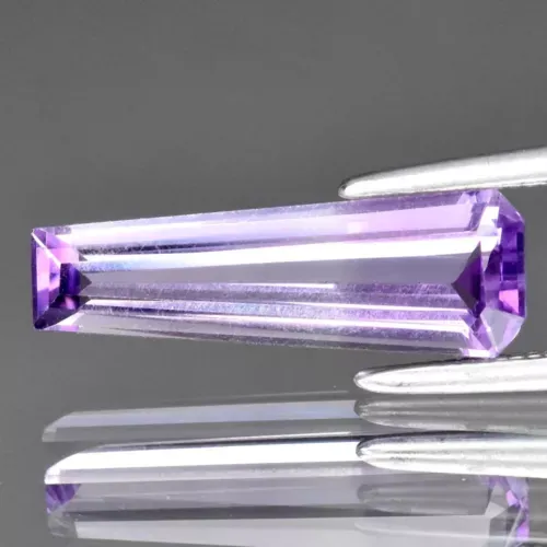 1.74ct 15x5mm VS Fancy Natural Unheated Purple Amethyst Gemstone, Brazil