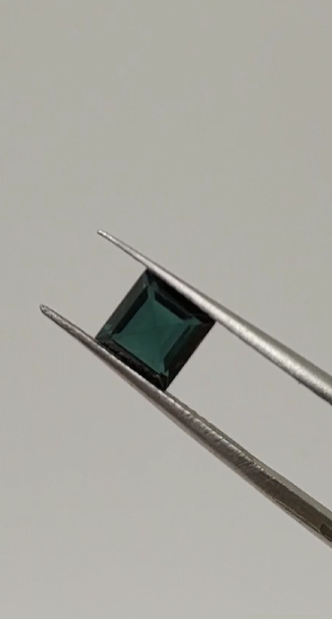 1.10ct 6x6 Square Natural Verdelite Tourmaline
