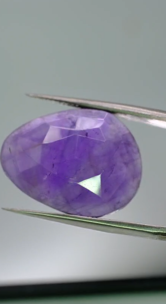 13.80ct 21.1x16.1mm Natural Telpe Amethyst