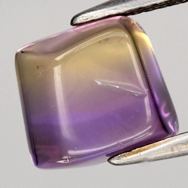 4.53ct Free Form Cab Natural Untreated Yellow & Purple Ametrine Gemstone, Africa