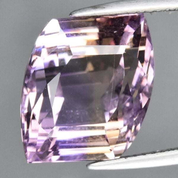13.34ct 13.8x12.2mm VS Fancy Natural Untreated Yellow & Purple Ametrine Gemstone