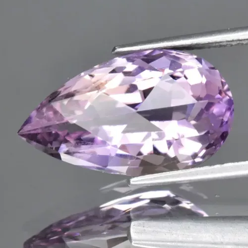 5.76ct VS Pear Rose-Cut Natural Untreated Light Yellow & Purple Ametrine Bolivia