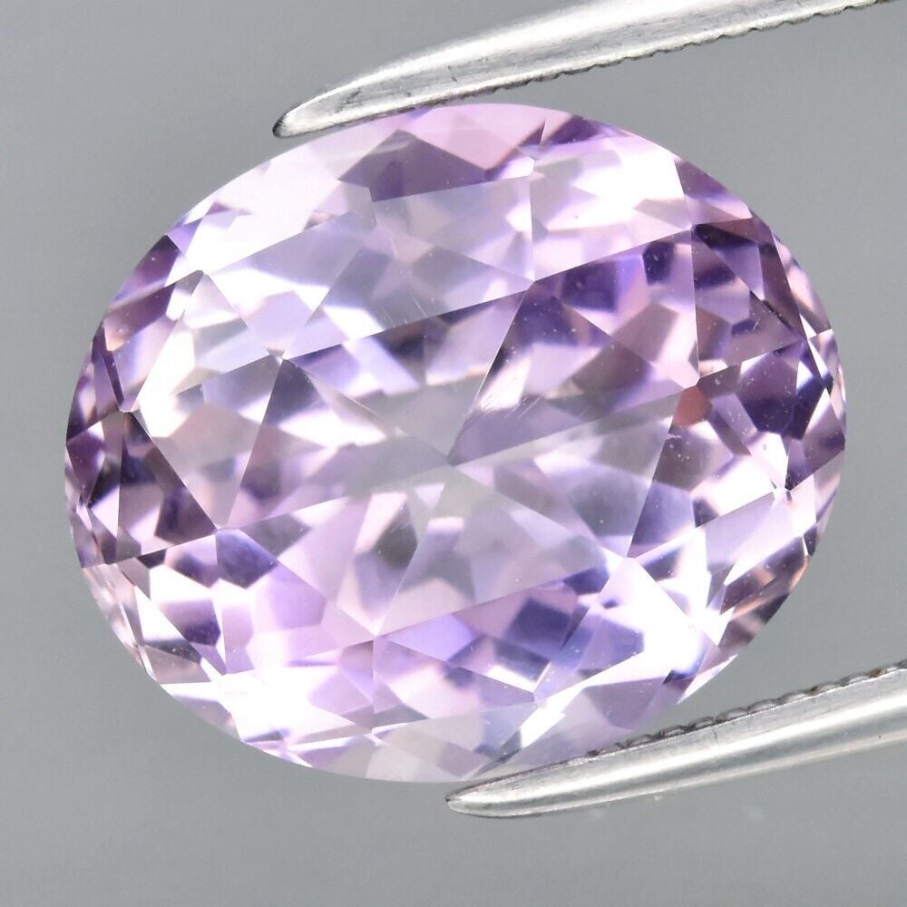 5.53ct VS Oval Rose-Cut Natural Untreated Very Light Yellow & Purple Ametrine
