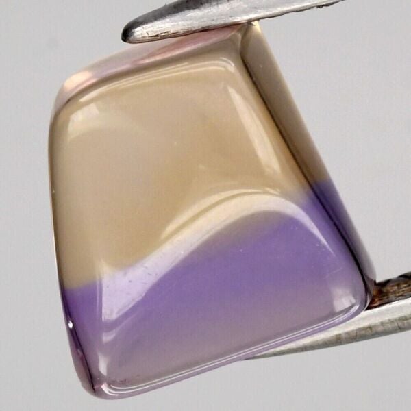 6.32ct Free Form Cab Natural Untreated Yellow & Purple Ametrine Gemstone, Africa