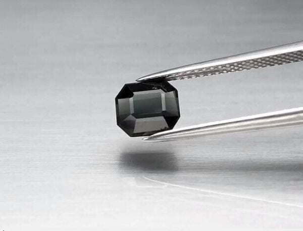 1.64ct 6.8x6.2mm VS Octagon Natural Unheated Deep Bluish Green Tourmaline