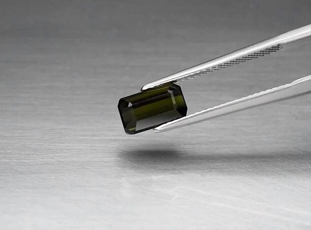 2.02ct 8.7x5.3mm VS Octagon Natural Unheated Green Tourmaline, Nigeria