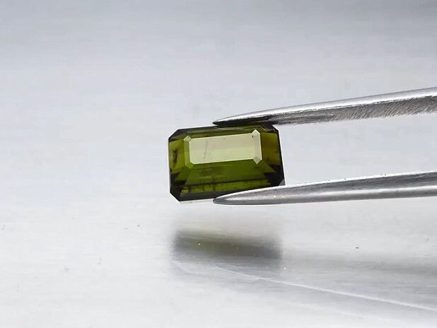 2.34ct 8.5x6.3mm Octagon Natural Unheated Green Tourmaline, Congo