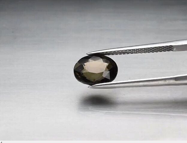 3.10ct 9.7x7.4mm Oval Natural Unheated Green Tourmaline, Congo