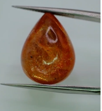 11.05ct 17.6x12.9mm Pear Cabachon Natural Sunstone