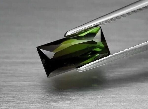 1.91ct 10.2x5mm VS Scissor-Cut Natural Unheated Green Tourmaline, Africa