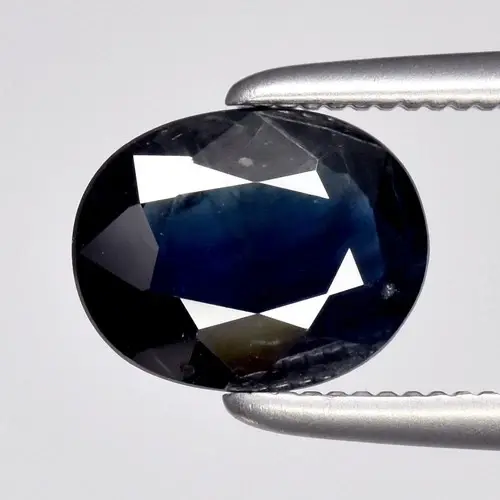 0.91ct 7x5.5mm Oval Natural Medium Blue Sapphire - Heated, Australia Gemstone