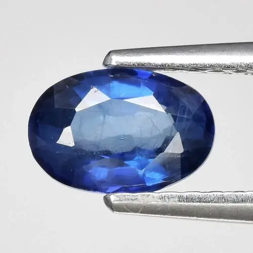0.92ct 6.8x4.5mm Oval Blue Sapphire - Africa Gemstone