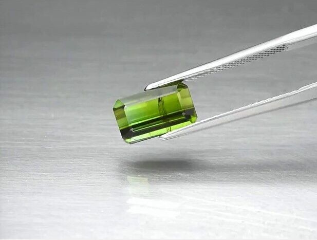 2.72ct 10.2x6.3mm Octagon Natural Unheated Green Tourmaline, Nigeria