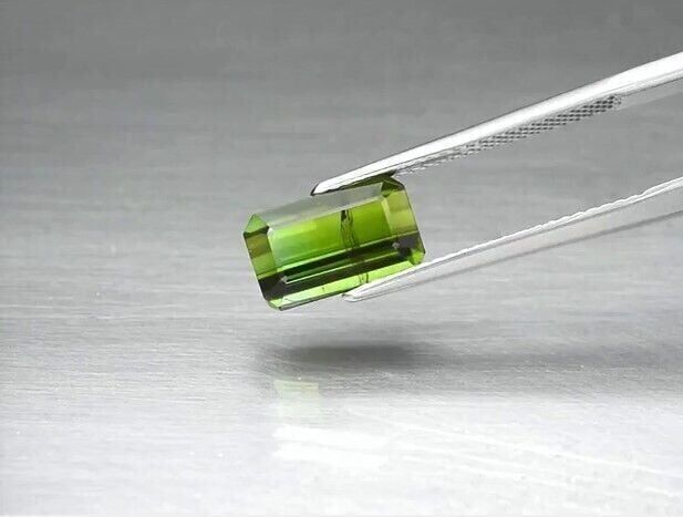 2.72ct 10.2x6.3mm Octagon Natural Unheated Green Tourmaline, Nigeria
