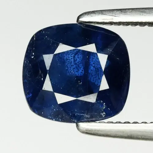 1.01ct 6.3x6mm Cushion Natural Blue Sapphire - Heated, Thailand Gemstone