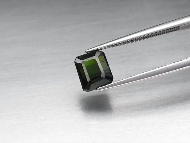 2.74ct 8x6.7mm VS Octagon Natural Unheated Green Tourmaline, Mozambique
