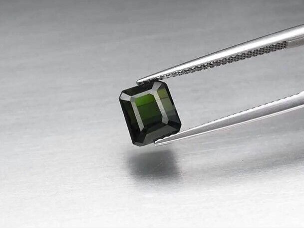 2.74ct 8x6.7mm VS Octagon Natural Unheated Green Tourmaline, Mozambique