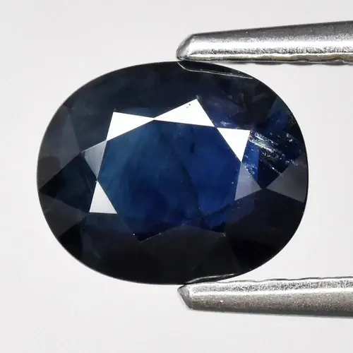 1.03ct 7x5.7mm Oval Natural Blue Sapphire - Heated, Australia Gemstone