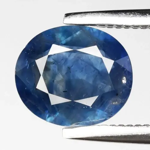 1.19ct 7x6mm Oval Natural Greenish Blue Sapphire - Heated, Thailand Gemstone
