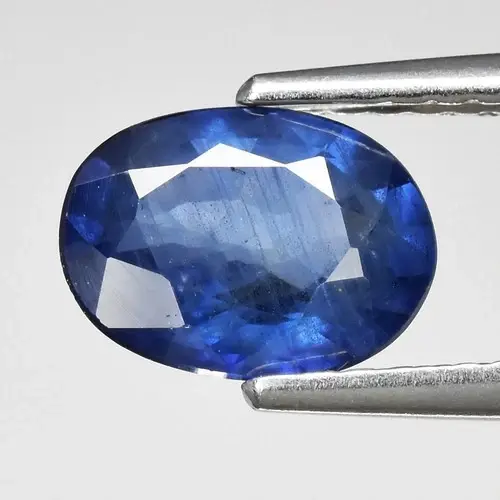 1.36ct 8x5.8mm Oval Blue Sapphire - Africa Gemstone