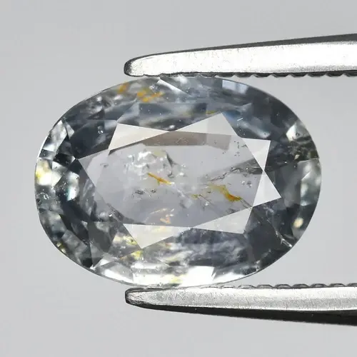 1.42ct Oval Natural Light Bluish Green Sapphire - Unheated, Africa Gemstone