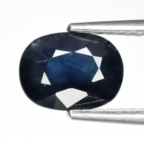 1.52ct 8x6mm Oval Natural Blue Sapphire - Heated, Australia Gemstone