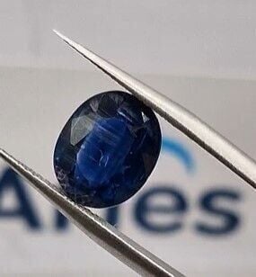 4.14ct 11.2x9.1mm Oval Natural Kyanite