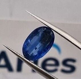 4.04ct 12.3x8.1mm Oval Natural Kyanite