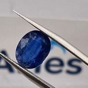 3.73ct 11x8.4mm Oval Natural Kyanite