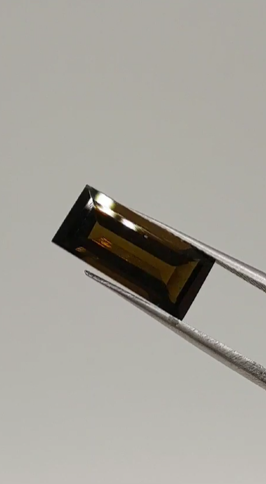 5.35ct 15.3x6.9mm Octagon Natural Dravite Tourmaline