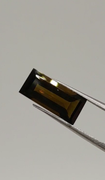 5.35ct 15.3x6.9mm Octagon Natural Dravite Tourmaline