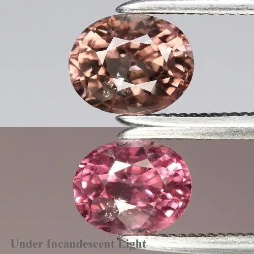 0.95ct 6x5mm Oval Natural Color Change Garnet - Unheated, Africa Gemstone