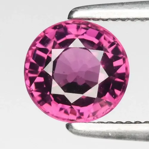 0.99ct VS Round Natural Purplish Pink Rhodolite Garnet - Madagascar Gemstone