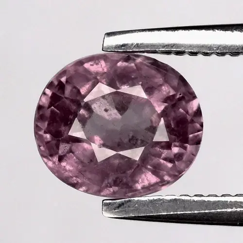 1.01ct 6x5.2mm Oval Natural Pinkish Purple Malaya Garnet - Africa Gemstone