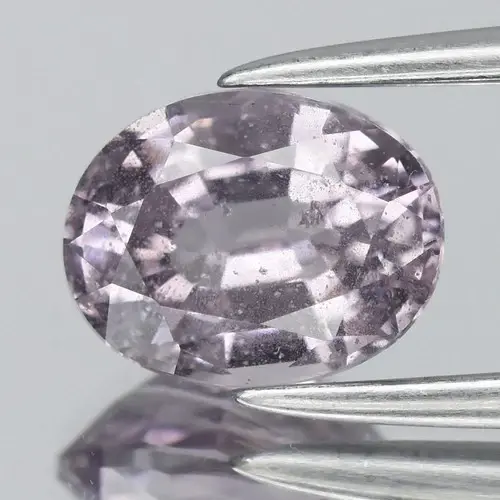 1.09ct 6.8x5.3mm Oval Natural Purple Spinel - Burma, Gemstone