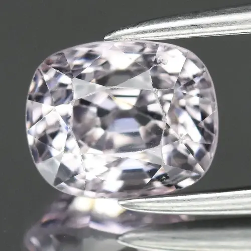 1.35ct 6.5x5.3mm VS Cushion Natural Light Purple Spinel - Burma Gemstone