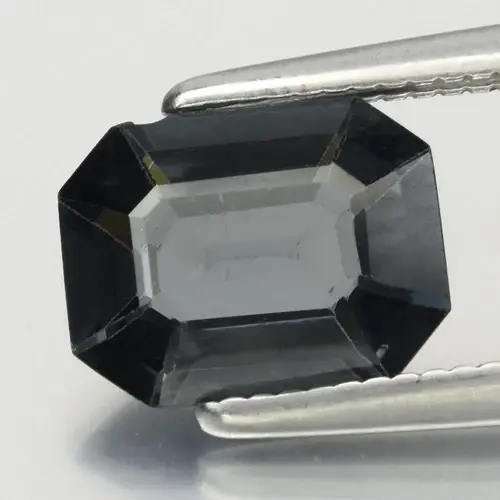 1.39ct 8x6mm Octagon Natural Grayish Blue Spinel - Burma Gemstone