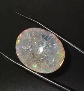 23.90ct 23.5x19.2mm Oval Natural Garden Opal