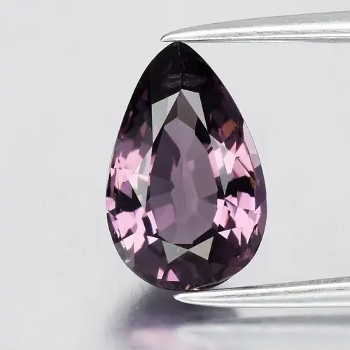 1.70ct 9.5x6mm VVS Pear Natural Pinkish Purple Spinel - Burma Gemstone