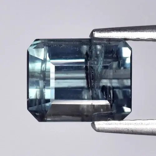1.81ct Octagon Natural Bluish Green Tourmaline - Unheated, Africa Gemstone