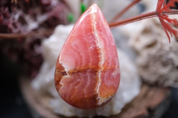 49.35ct 34.7x21.3mm Pear Natural Rhodokrosite