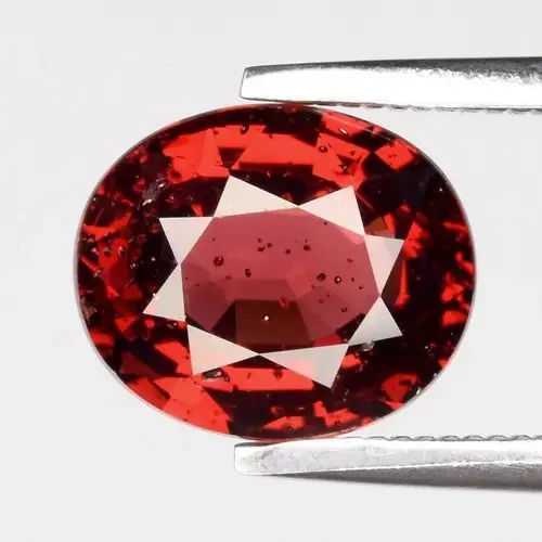 2.18ct 8.5x7mm Oval Natural Purplish Pink Rhodolite Garnet - Africa Gemstone