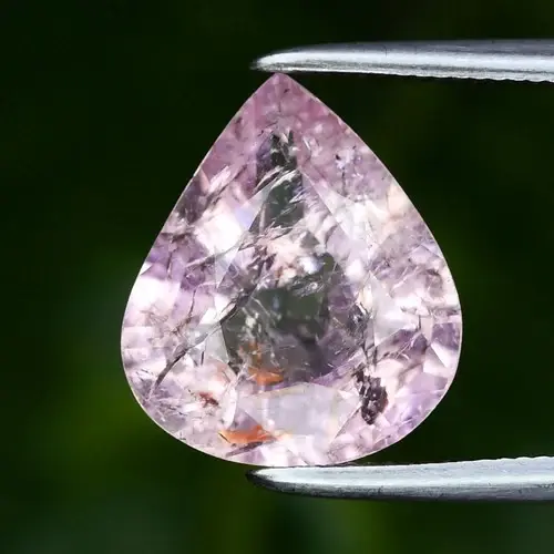 2.48ct 10.5x9mm Pear Natural Pink Tourmaline - Unheated, Africa Gemstone