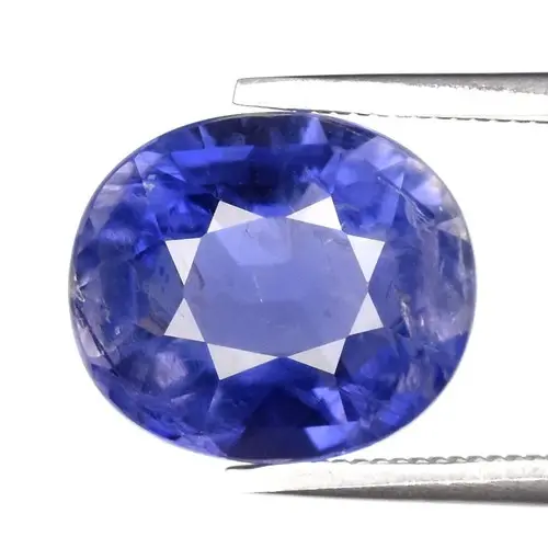 3.10ct 10.5x9mm Oval Natural Bluish Violet Iolite - Tanzania Gemstone