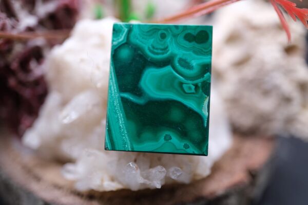 22.75ct 22.1x17.7mm Octagon Natural Malachite