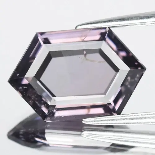 4.30ct 13.5x8.8mm VS Hexagon Natural Purple Spinel - Burma Gemstone