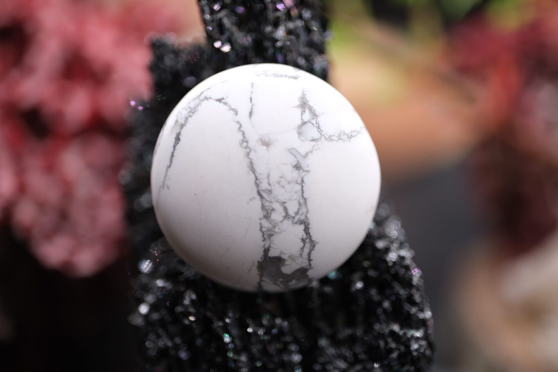 20.70ct 21.7mm Round Natural Hawlite