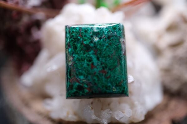 20.40ct 18.9x15.6mm Octagon Natural Malachite&Chrysacolla