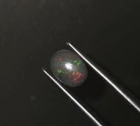 1.10ct 8x6.4mm Natural Ethiopian Black Opal